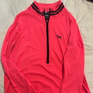 Pink half zip jacket